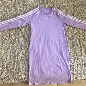 Purple adidas dress/ youth preteen size
